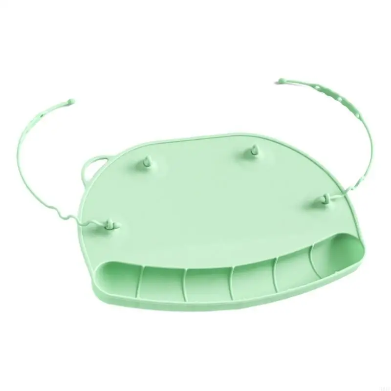 581F لوحة أطفال حصيرة الغذاء الصف سيليكون الجدول وسادة الأوساخ والدليل على تحديد الموقع نوع الشفط #3