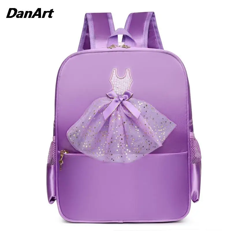 Zaino da ballo per ragazze borsone per bambini borsa da ballo per balletto borsa a tracolla per ginnastica borsa da scuola per bambini borsa da ballo per bambini