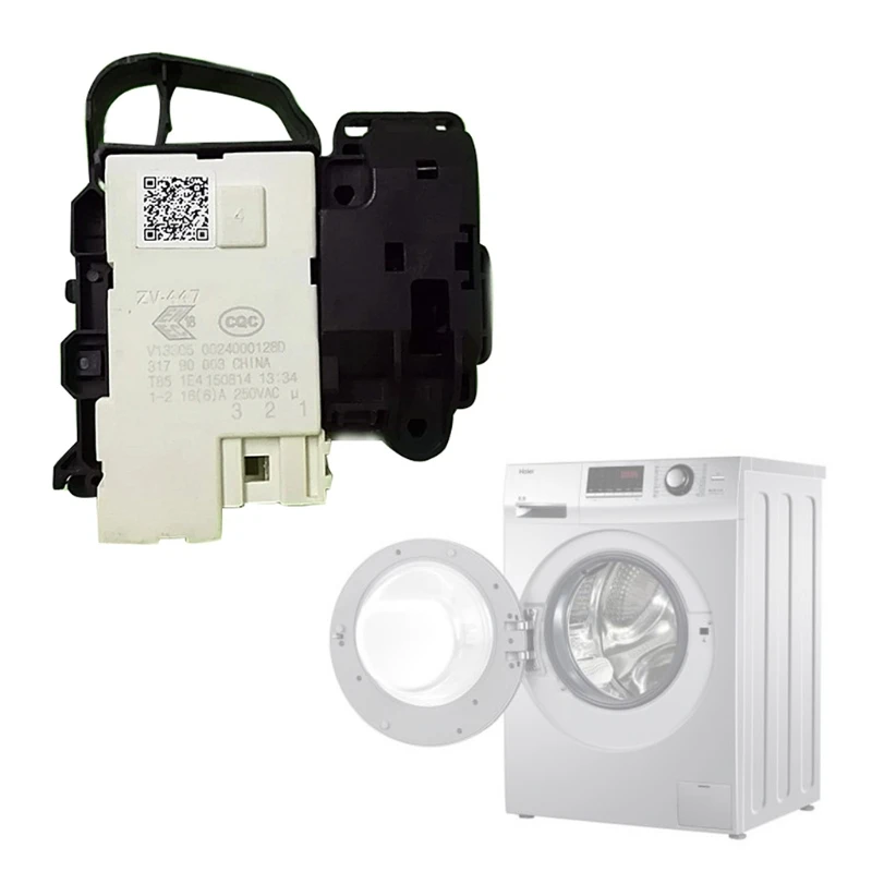 ZV-447 interruptor de retardo de tiempo de bloqueo de puerta, piezas de lavadora para Haier Media TCL 0024000128A/0024000128D, envío directo