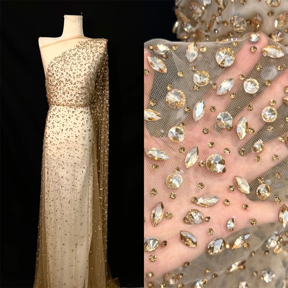 Find the Best Price on Madison Shiny Diamond Lace Fabric