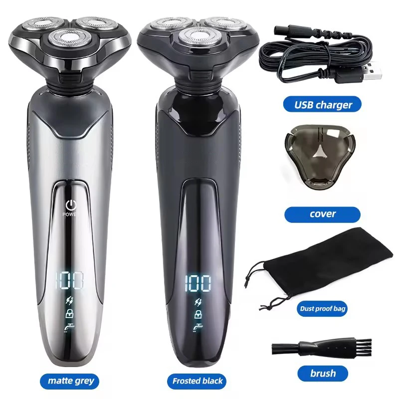 4d-man-professional-portable-shaver-800mah-usb-rechargeable-three-head-safety-beard-razor-waterproof-ipx7-electric-shaver-face