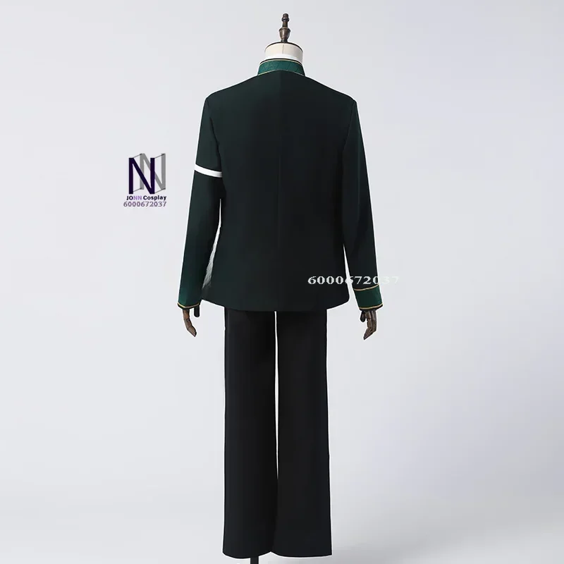Anime Hayato Suo Cosplay Costume Wig School Uniform Eyepatch Earrings Bofurin Haruka Sakura Halloween for Women Men Hot Sale