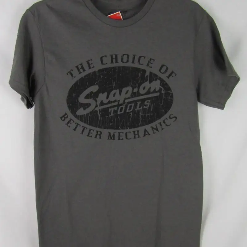 

Мужская футболка Snap On Tools, размер маленького серого цвета Nwt