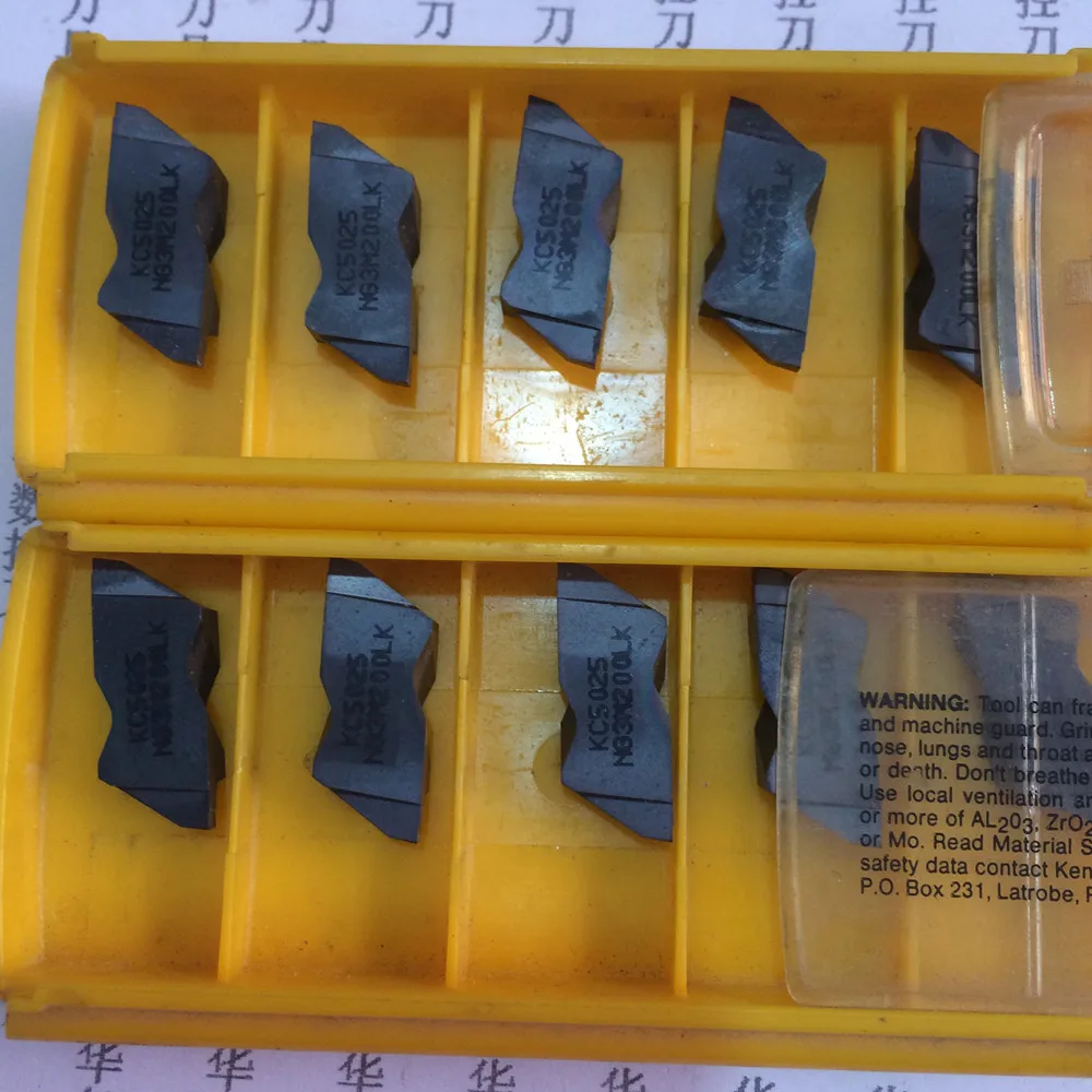 

NG3M200LK NG3M200RK KC5025 Kennametal Carbide Insert NG3M Inserts 5Pcs