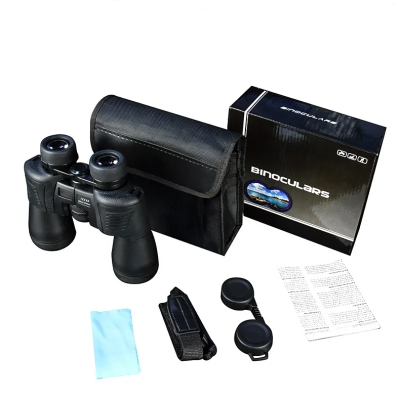 New 12X50 High Magnification Telescope High Definition Large Eyepiece Wide Angle Field Of View Binoculars For Adults Astronomy
