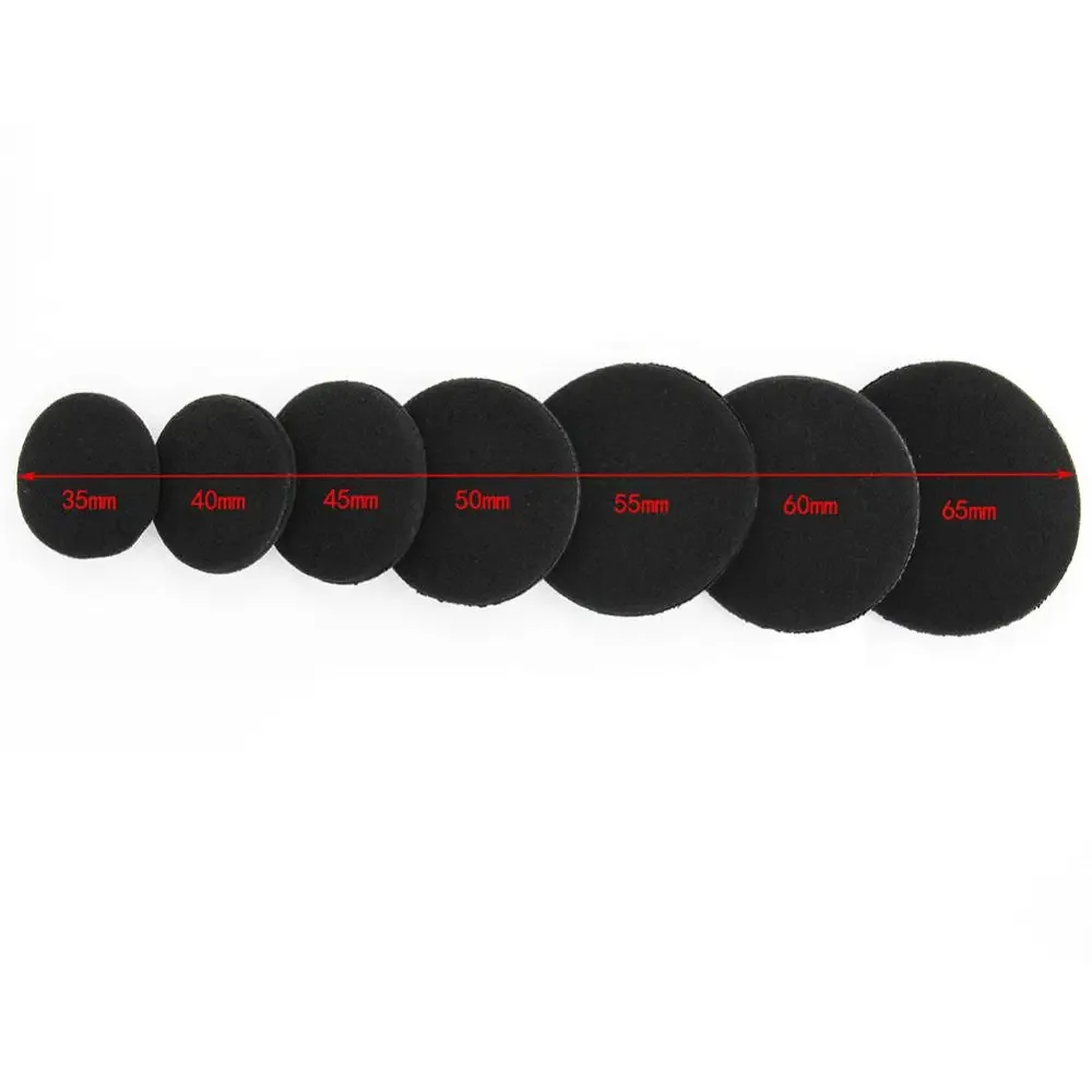 New 35mm 40mm 45mm 50mm 55mm 60mm 65mm Headphone Replacement Foam Pad Ear Pad Sponge Earplugs Headset Cap Earphone Accessories