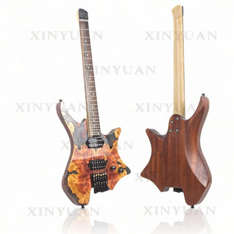 Electric Guitar, Transparent Crystal Solid Bass Wood ST Style Guitarra Electrica Guitarras, Available with Fast Shipping