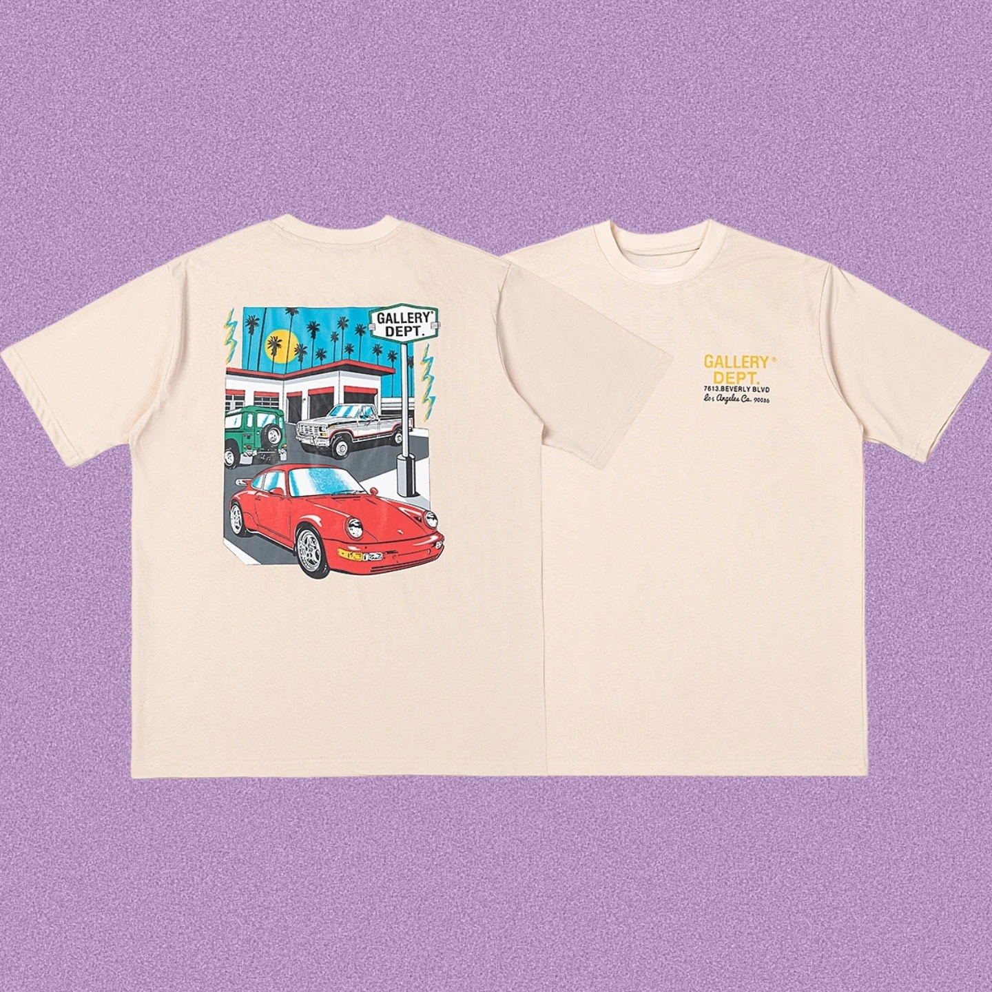 2026 Neue Retro Gallery Kurzarm-T-Shirt mit Buchstaben-Print – Amerikanischer Casual High Street Komfort-Stil – Detail 6
