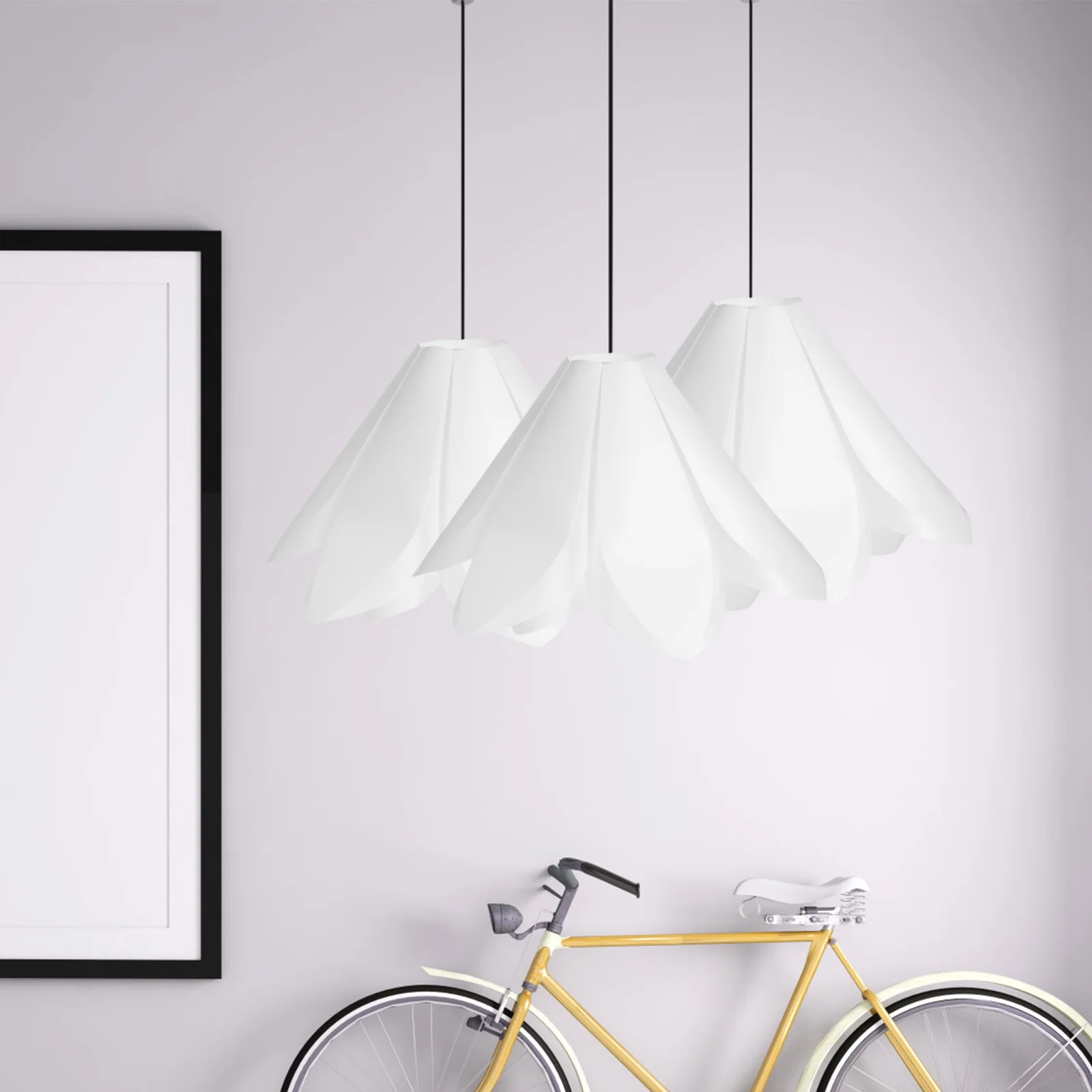 

Lily Flower Lampshade Premium PP Material Simple Elegant Design Flower Lamp Shade Floor Lamp Decoration Light Cover