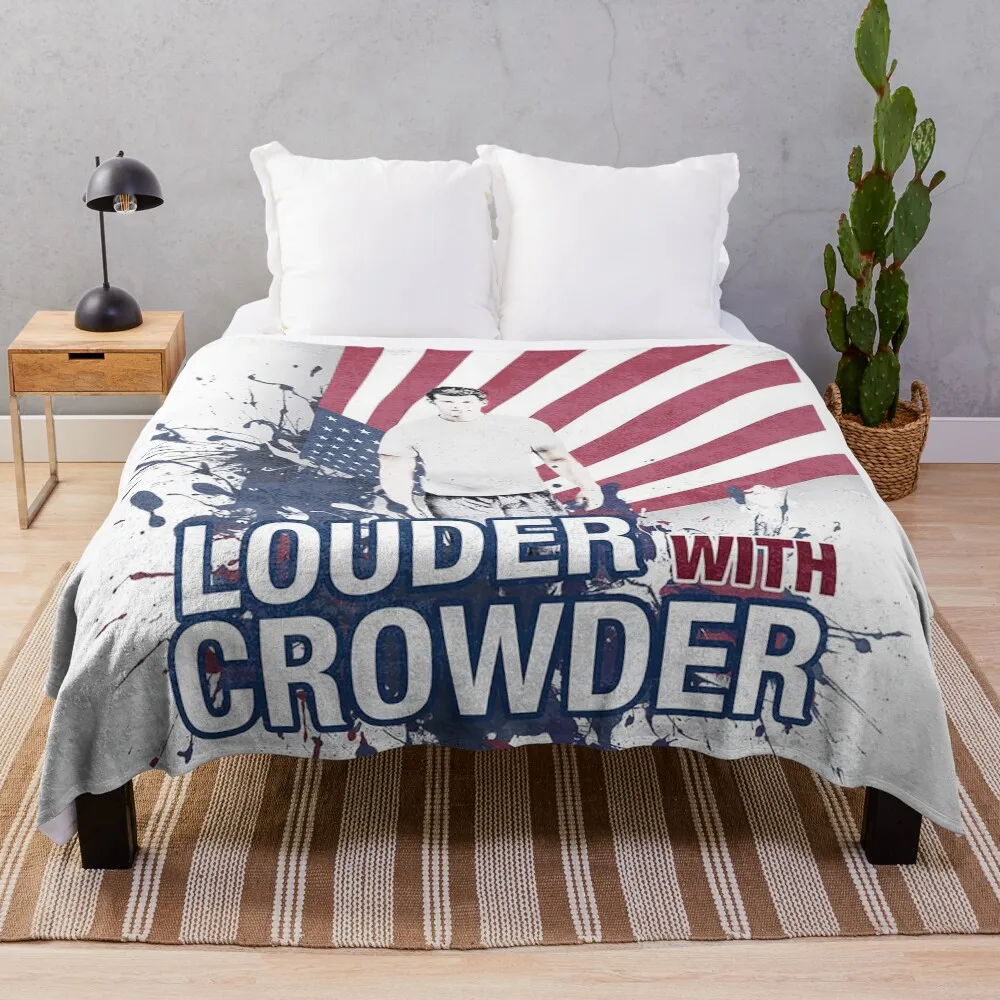 

Louder With Crowder Throw Blanket Luxurious Soft Fuzzy Blanket for Sofa Bed