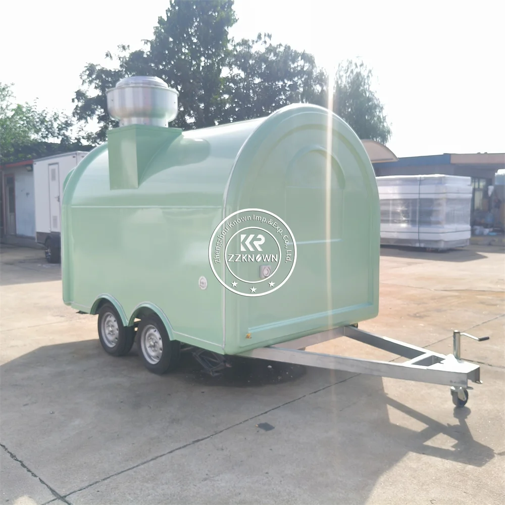 

Mobile Hot Dog Coffee Food Trailer Fully Equipped Custom Concession Catering Truck BBQ Coffee Food Truck For Street Vending