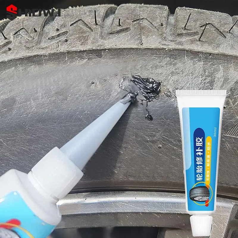 Tire Repair Glue Liquid Strong Rubber Glues Black Rubber Wear-resistant Non-corrosive Adhesive Instant Strong Bond Leather