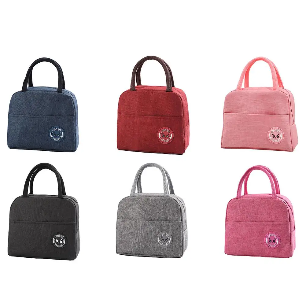 1pc Insulated Lunch Bag Leak Proof Thermal Lunch Box Bag Portable Food Container For Work School Picnic Aluminum Foil Bento Bags