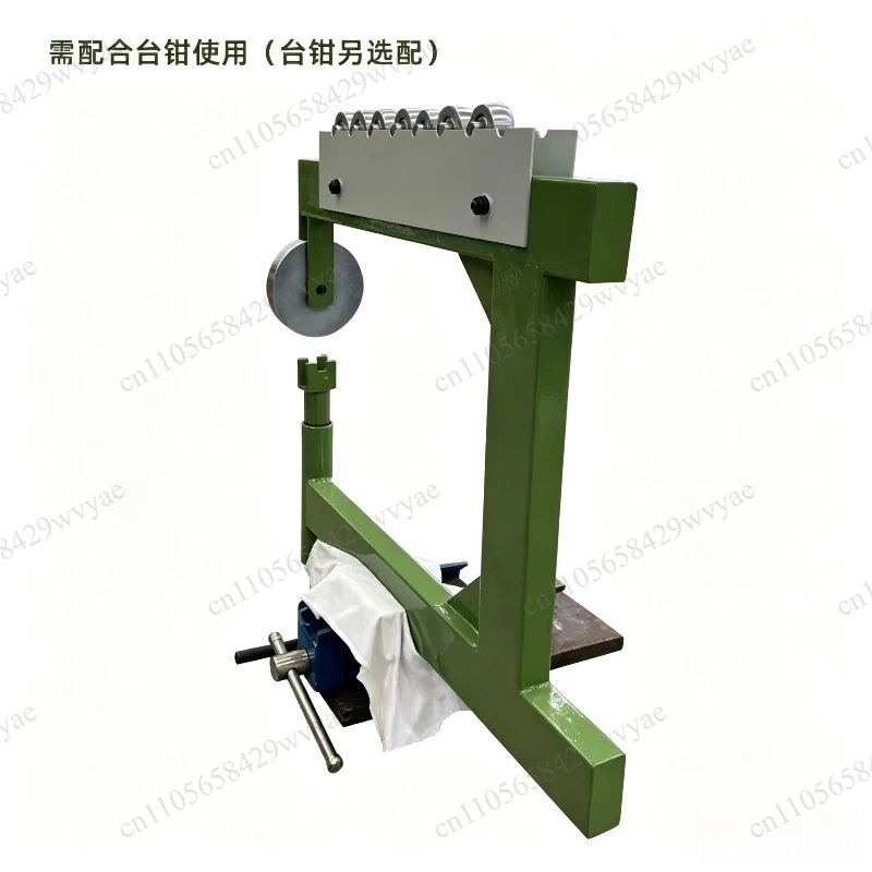 F1.2X560 Manual Sheet Metal Curving Rotary Machine, Steel Aluminum Plate Rolling Bending Tool