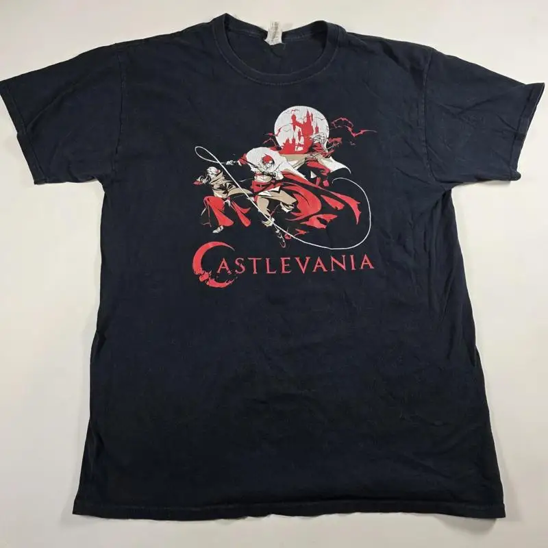 Vintage Castlevania Videojuego Promo Camisa Hombre L Anime