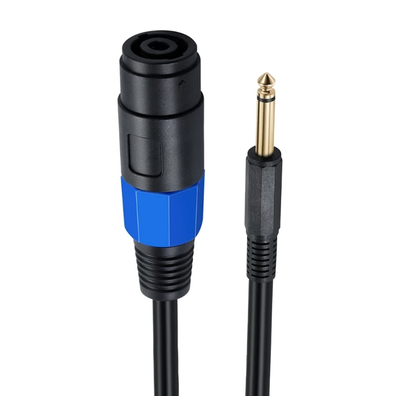 Lautsprecherkabel Speakon-Buchse auf 6,35 mm 1/4 Zoll TS-Stecker. Lautsprecherkabel Speakon-Klinke auf 6,5 mm TS-Stecker – Detail 9