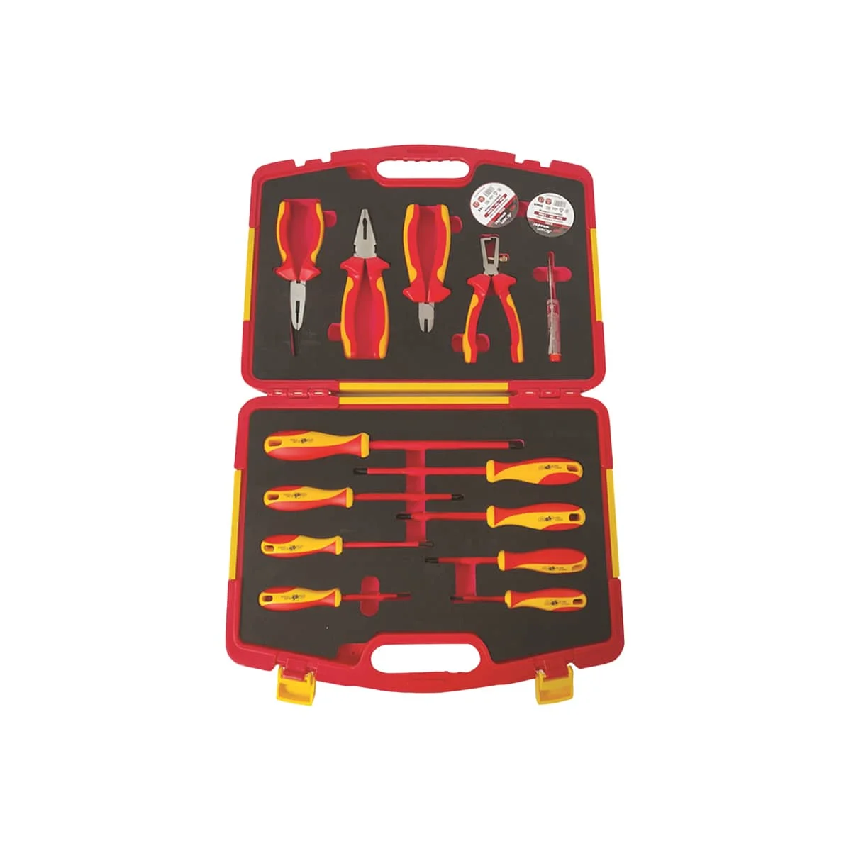 S680A-15 15PCS Insulated Tool Set Insulated Handle Industrial Light Weight Tool High Hardness Multifunctional Tool Set