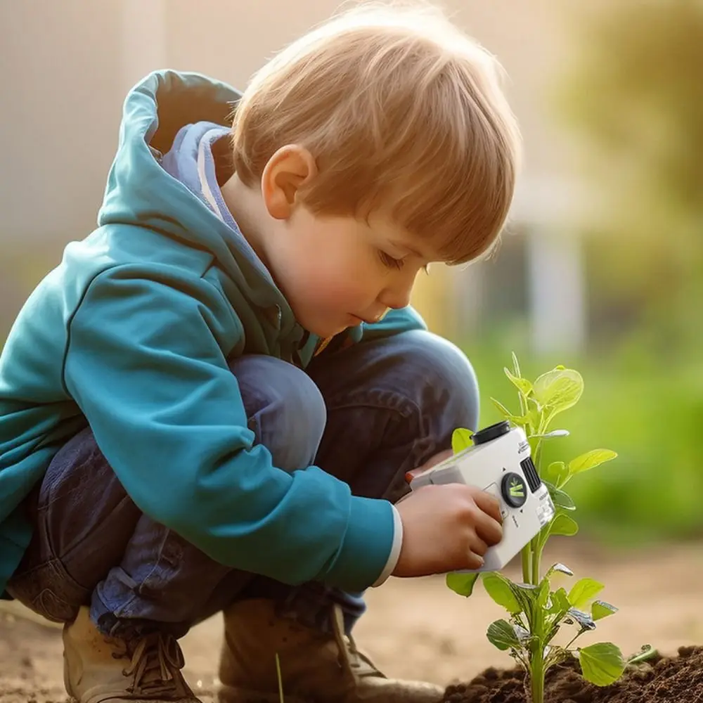 Latarka LED z mikroskopem 80x, mini mikroskop kieszonkowy, powiększenie 80x, przenośny mikroskop, wytrzymały, lekki mikroskop kieszonkowy