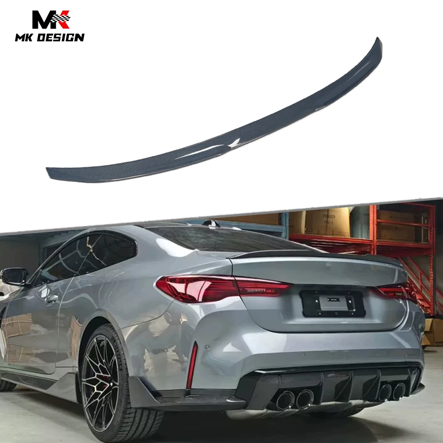 G80 G82 Rear Spoiler M Style Carbon Fiber Rear Trunk Lip Spoiler Wing for BMW M3 G80 M4 G82 2021-2025 Car Accessories