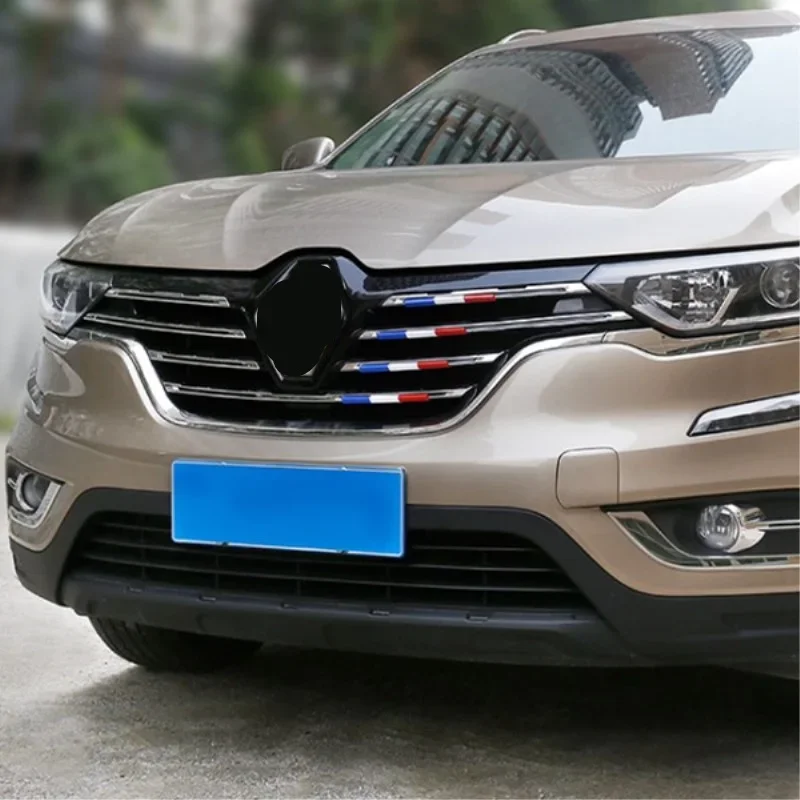 Renault Koleos QM6 QM5 Talisman Latitude Fluence Coupe Megane 2021 2020 2019 용 ABS 자동차 전면 그릴 커버 스티커, 15 피스