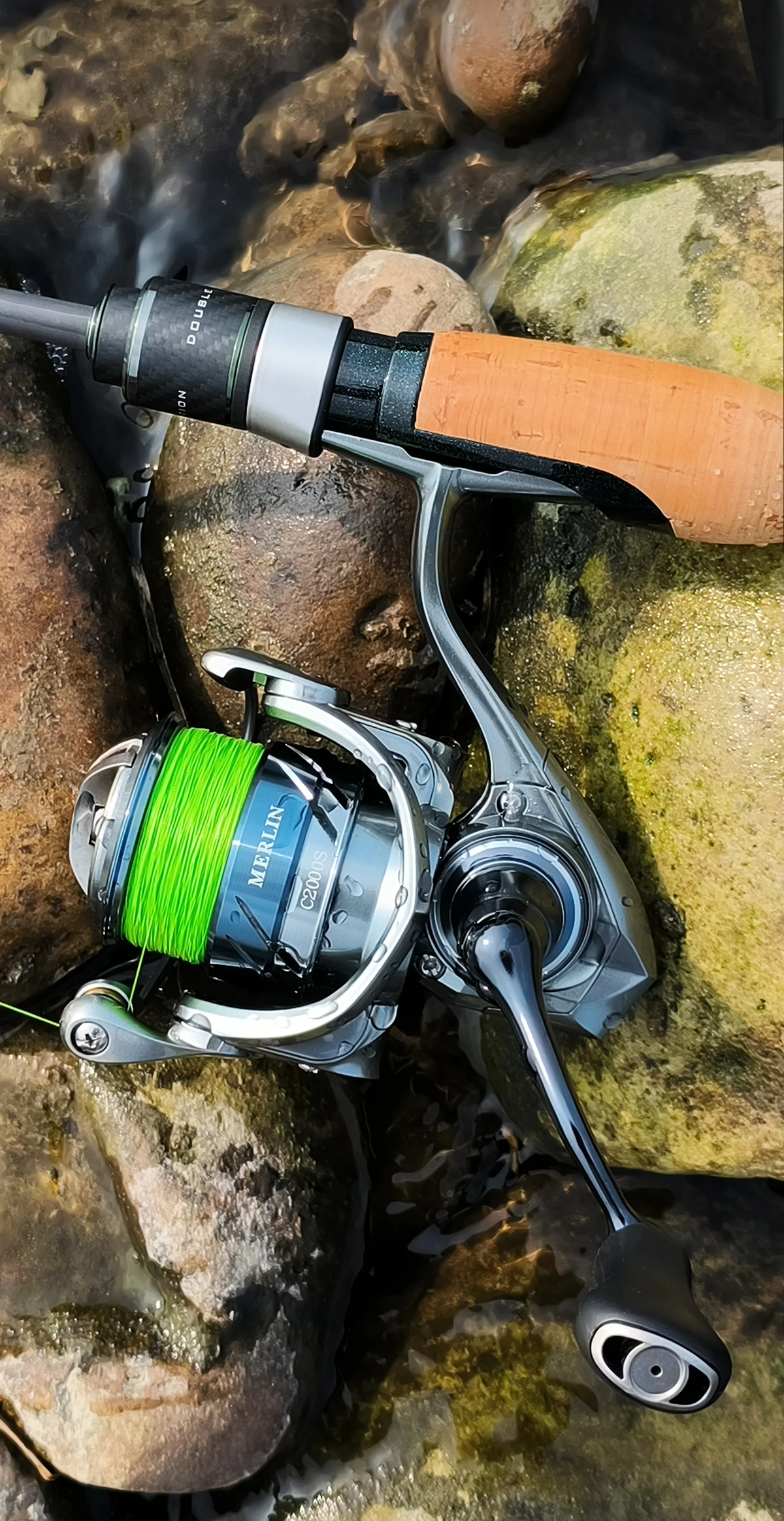 TSURINOYA METAL Spinnrolle MERLIN 1000 C2000S 165g Baitcast-Rolle ULTRALEICHT & VIELSEITIG Salzwasser-Bass-Hechtrolle – Detail 26
