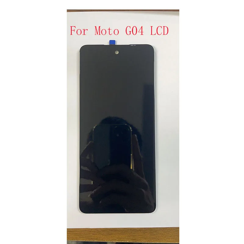 Pantalla LCD de 6,56 pulgadas For Motorola Moto G04 XT2421-2, montaje de digitalizador con Panel táctil, con marco, for Moto G24