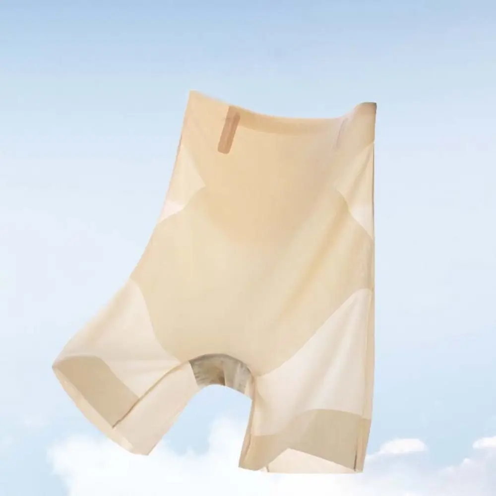 

Ultra-thin Ice Silk High Waist Shapewear Panties Seamless See Through Women's Body Shaper Briefs Belly Flat Underpants