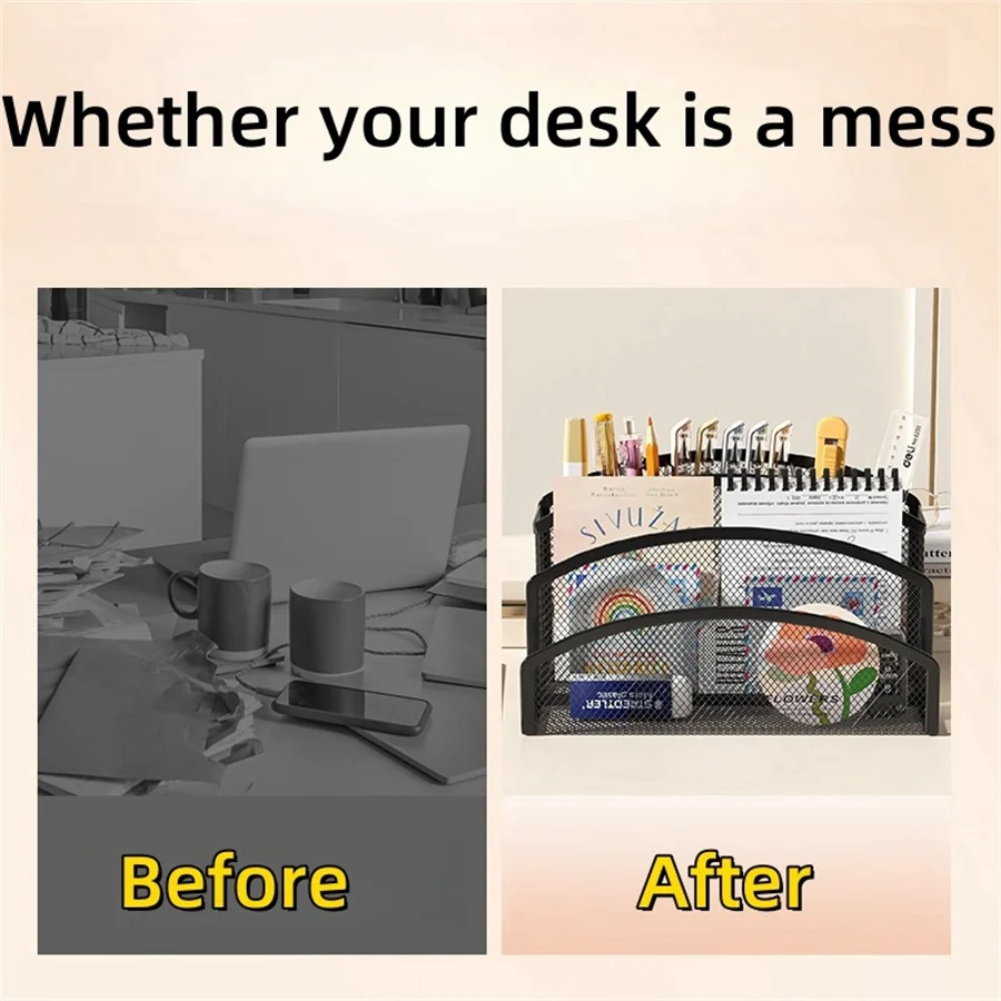 1PCS Stylish And Durable Wire Mesh Bookshelf And Filing Cabinet For Organizing Books, Documents And Letters, And For Storing Cen