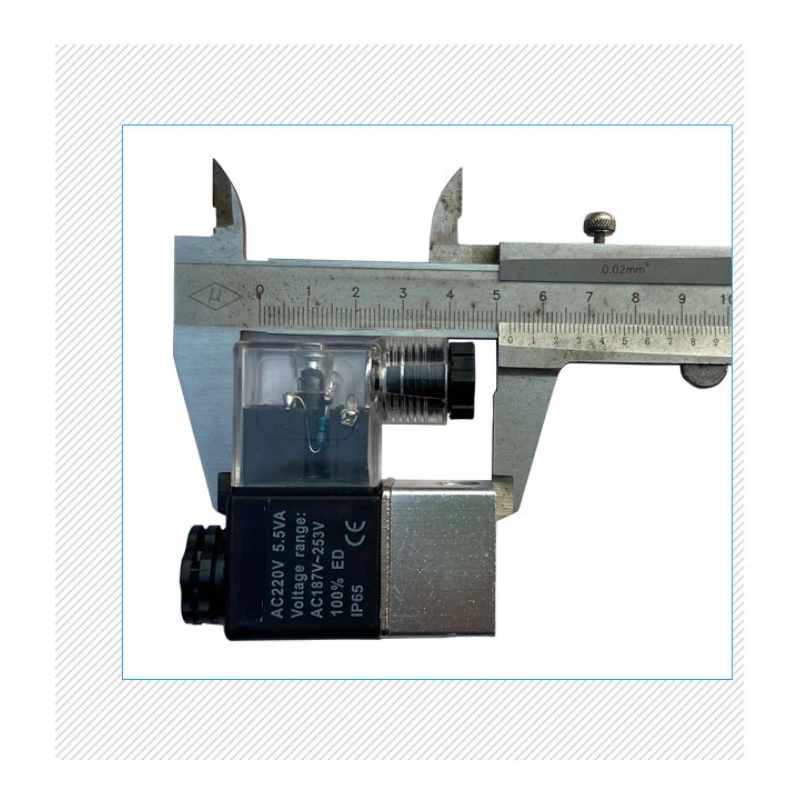 1 Stück AC220 V 5,5 VA Luftkompressor Magnetventil ölfreie Luftpumpe Entladung Auslassventil