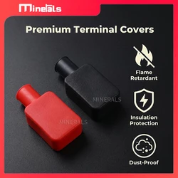 Battery Isolation Terminal Cover Dustproof Protective Rubber Flexible Car Battery Pole Positive And Negative Protection Cover
