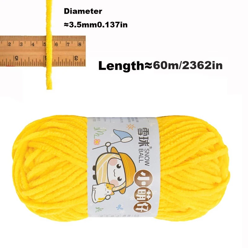 1pc 50g Handmade DIY Knitting Yarn Wool Line Scarf Hat Soft Thickness Line Crochet Yarn for Knitting - Image 2