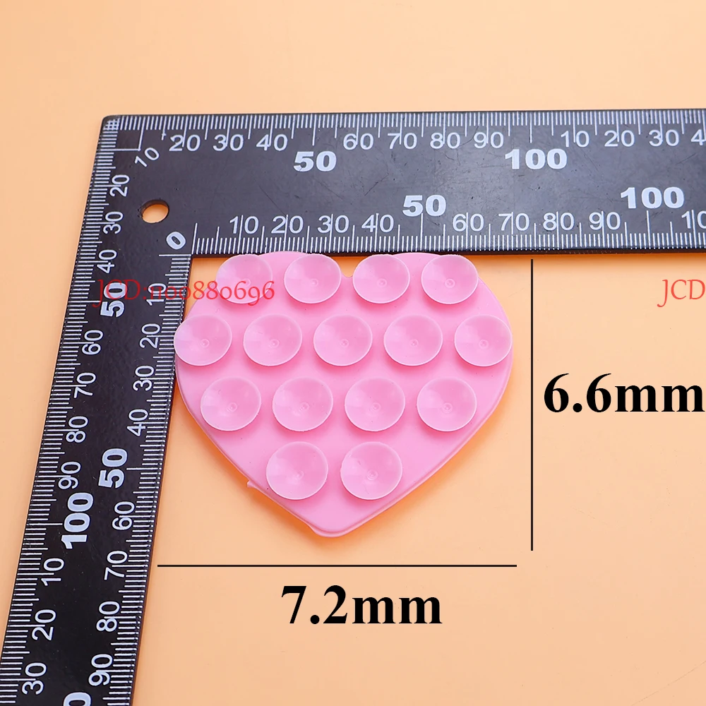 Двусторонний держатель на присоске для телефона в форме сердца, многофункциональная силиконовая присоска, крепление для телефона, чехол для телефона, липкая ручка для телефона