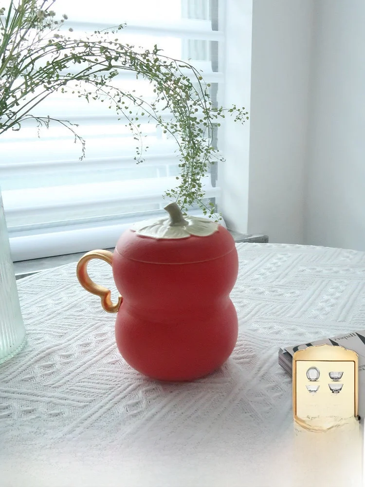 

Large Capaci Cerc Mugs Tea Drinking Office Cups Personal Dedied Everything Goes Well Mark Cups Chinese Sle Tea Sets