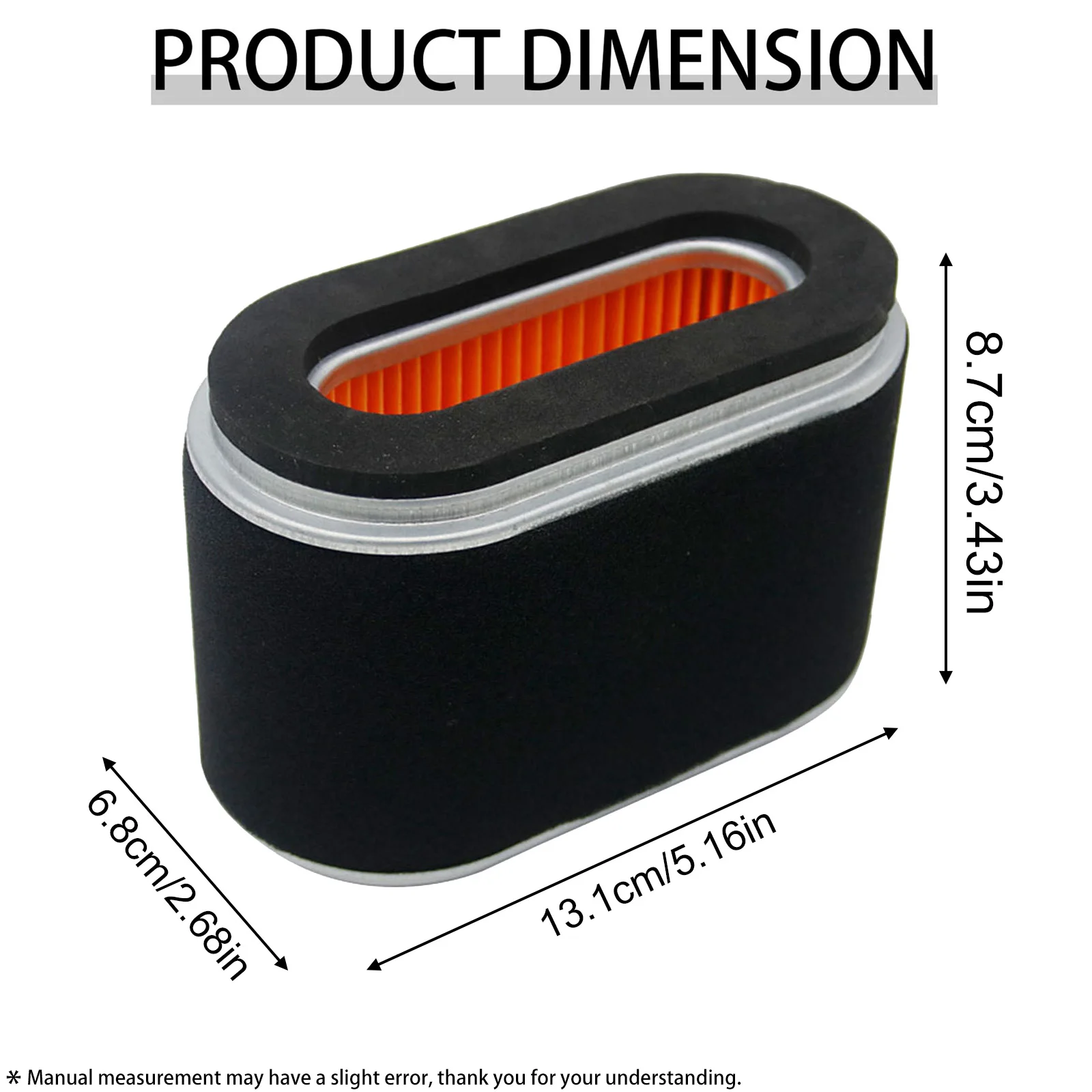 TSES Dual Stage Air Filter / Air Cleaner for Honda GXV340 GXV390 #17210-ZE3-505 Vertical Shaft Lawn Mower Parts