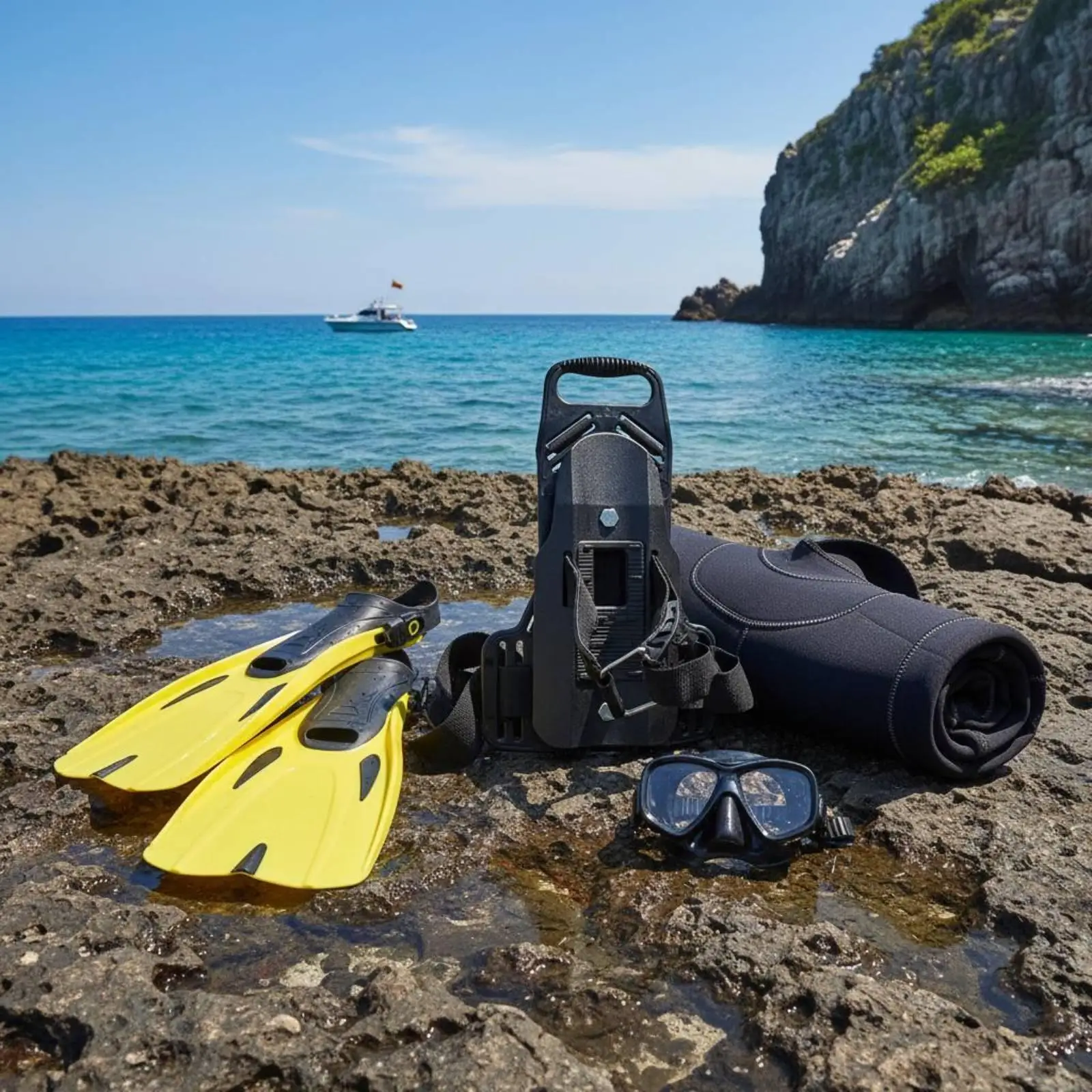 Lightweight Scuba Diving Cylinder Holder Backplate for Secure Tank Support with Harness Compatible Dive Gear Transport Carrier