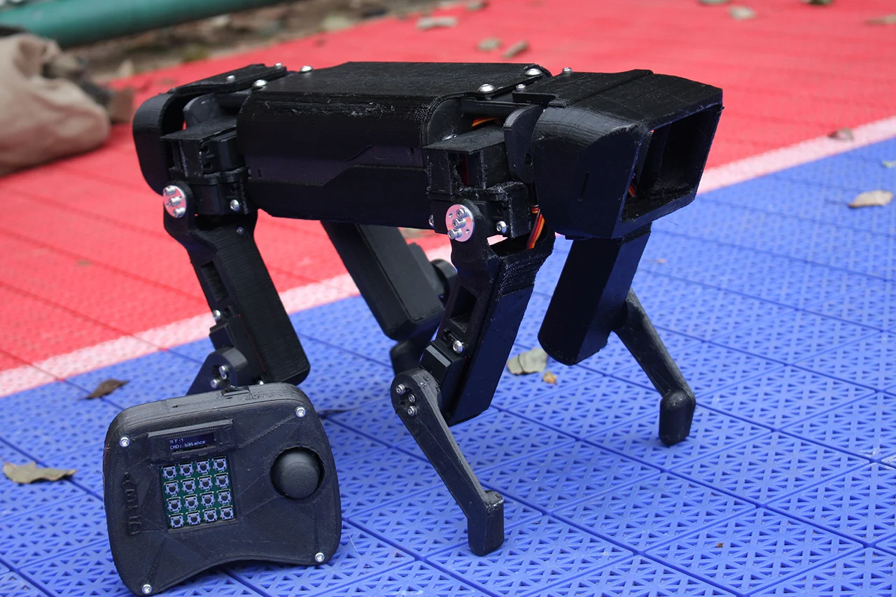 Open source 4-legged ro bot intelligent bionic four-legged ro bot dog arduino programming STEM education