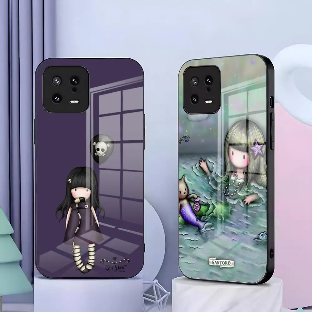 S-SantoroS Gorjuss funda de teléfono para Xiaomi 11 12 13 14 15 11i 11T 12X 14T Pro Ultra Lite fundas de cristal