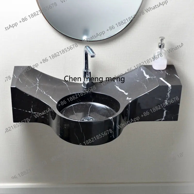 

Marble Washbasin Wall-mounted Washbasin Mini Household Bathroom Wall-mounted Washbasin