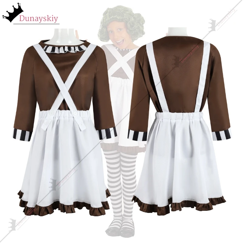 زي ويلي تشارلي التأثيري لفيلم لومبا أومبا بدلة لعب الأدوار بدلة كاملة مع شعر مستعار أخضر بدلة حفلات الهالوين كرنفال