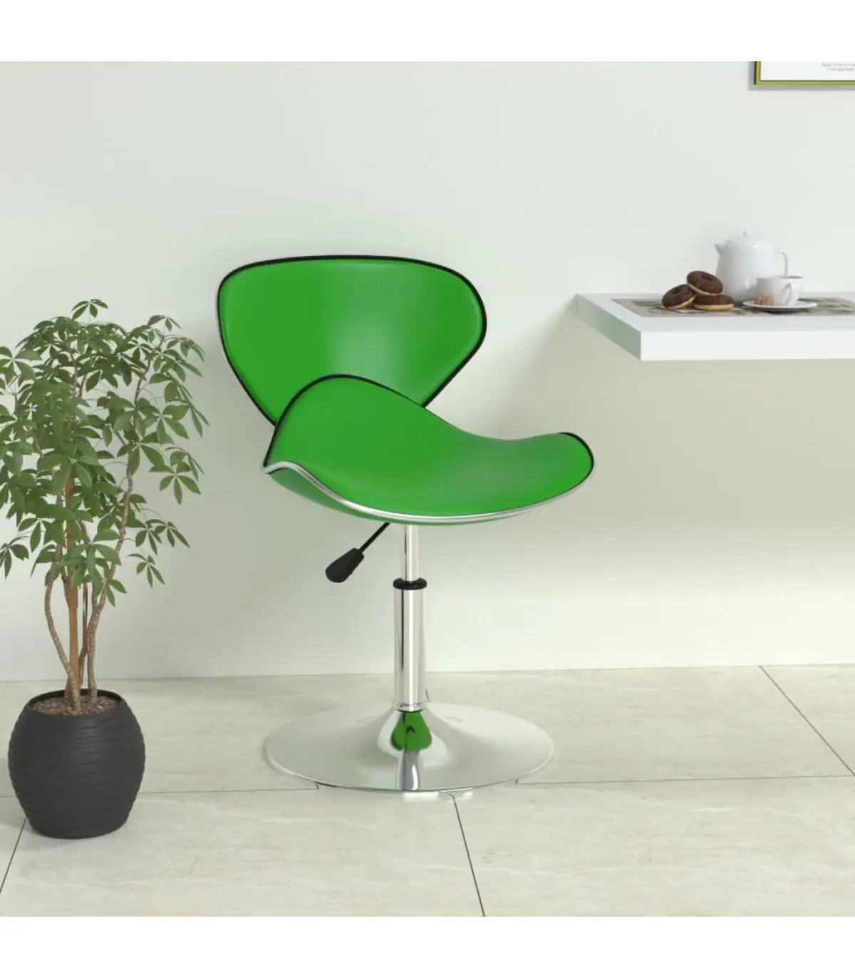 Kitchen stools green synthetic leather kitchen stool