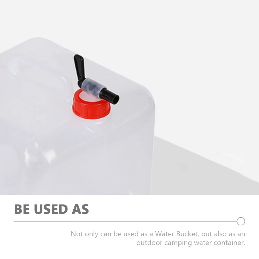 

1pc Portable Drinking Bucket 5L Foldable Camping Container For Outdoor Travel Beach Bbq Large Capacity Water Carrier Collapsible