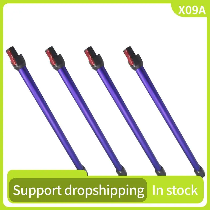 

X09A 4PCS Telescopic Extension Rod For Dyson V7 V8 V10 V11 Straight Pipe Metal Extension Bar Handheld Wand Tube,Purple