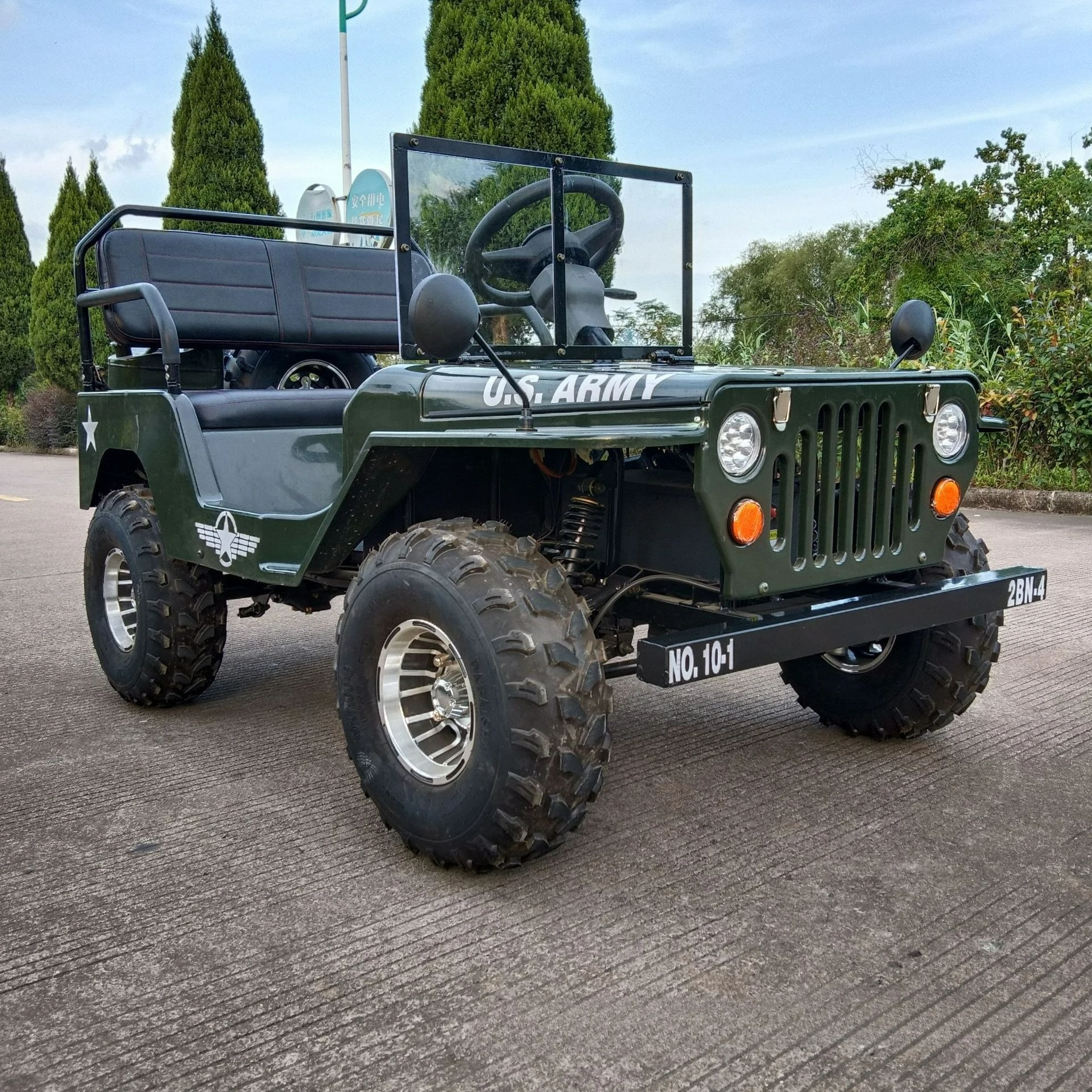 Fuel Three-wheeled Motorcycle ATV Farmer's 1200W Go-kart Four-wheeled Off-road Vehicle Classic