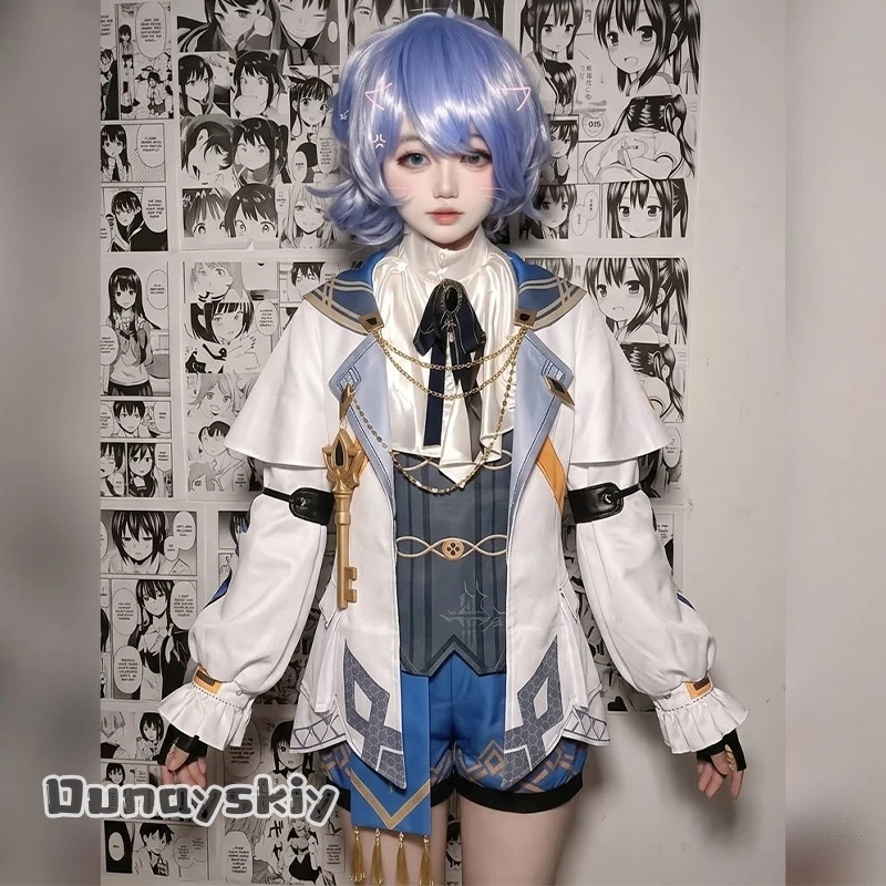 

D cos*Neverness To Everness Edgar Cosplay Costume Two Anime Game Character Outfit For Men Cosplay Costume Halloween Carnival