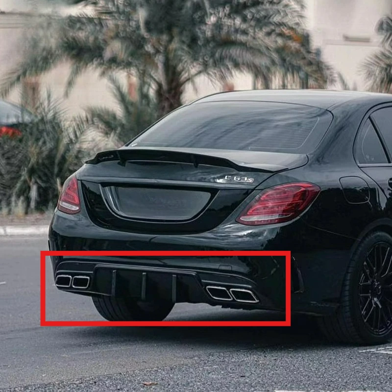 

Высококачественный карбоновый задний диффузор для Mercedes-Benz W205 C63 AMG W205 C200