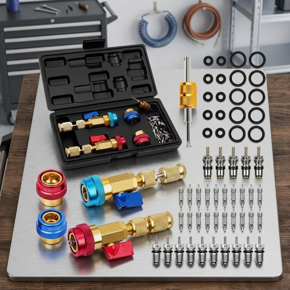 R134A Valve Core Installation and Removal Tool Supporting For Efficient Maintenance of Mobile Climate Control Systems