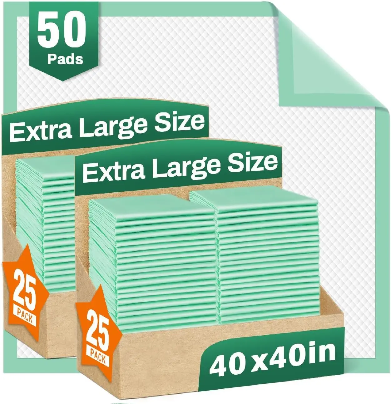 

Одноразовые впитывающие пеленки 100x100 см, 50 шт., особо большие, для людей с недержанием, 140 г, сверхвпитывающие, водонепроницаемые