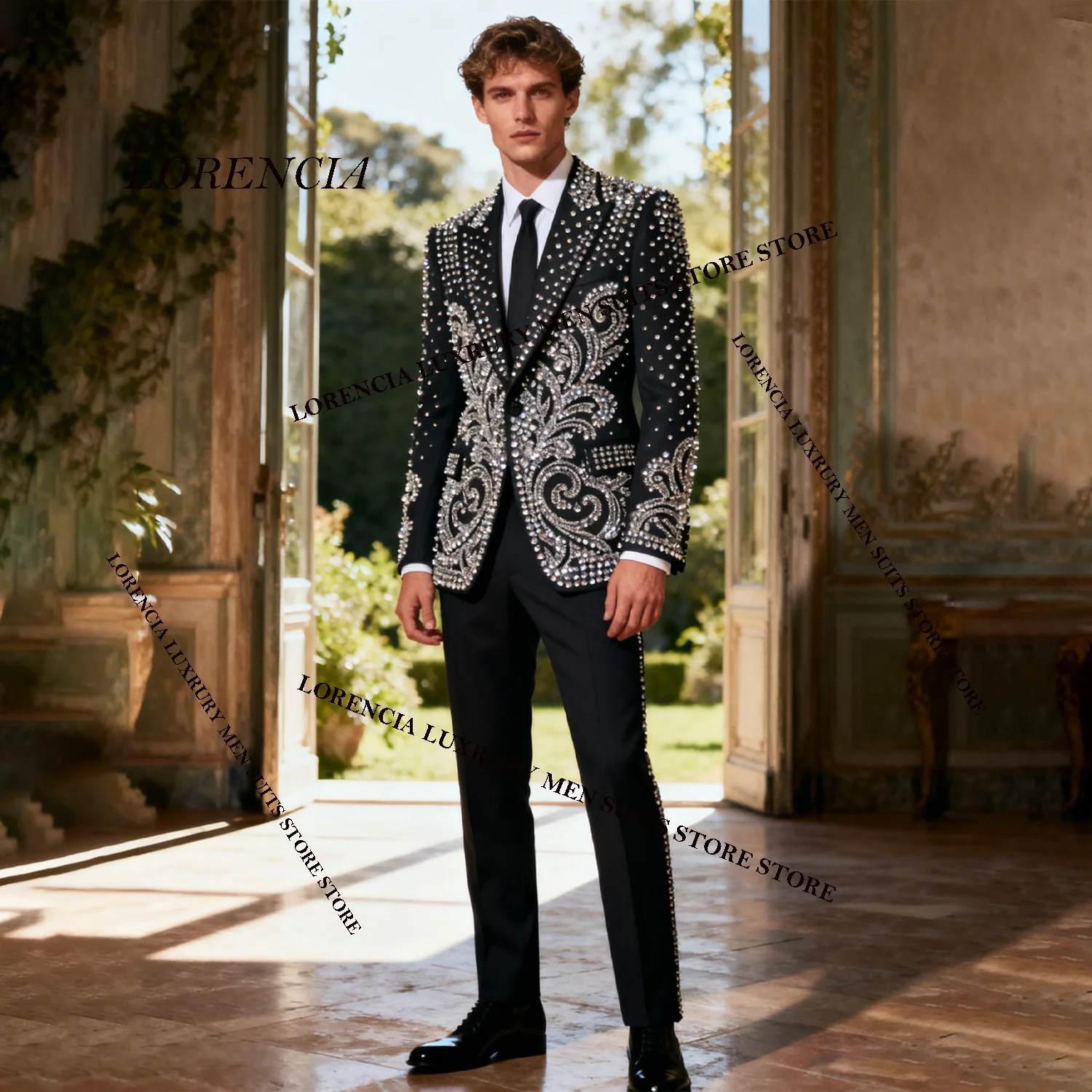 

Diamond Han'dso'mTuxedos Мужские костюмы с остроконечными лацканами Мужские пиджаки для выпускного вечера Свадебные комплекты из 2 предметов Индивидуальные мужские костюмы для жениха