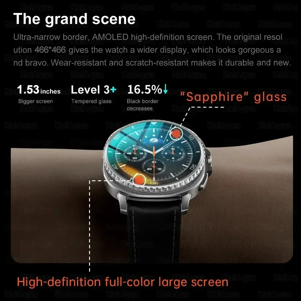 Xiaomi Watch 8 Ultra Classic Смарт-часы Мужчины Женщины AMOLED HD Экран Фитнес-вызов NFC GPS Компас Водонепроницаемые Смарт-часы Ultra