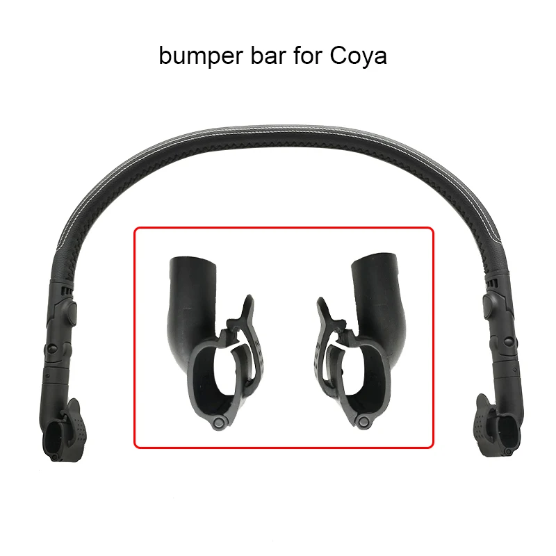 

Stroller Armrest For Cybex Coya Pushchair Leather Cover Buggy Bumper Bar Handrest Clips Trolley Fence Baby Accessories